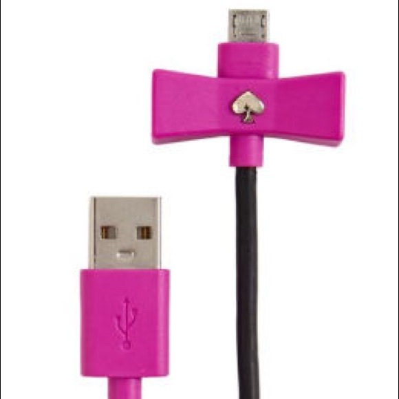 NIB Kate Spade 3.3' Micro USB charge & sync cable - Picture 2 of 5